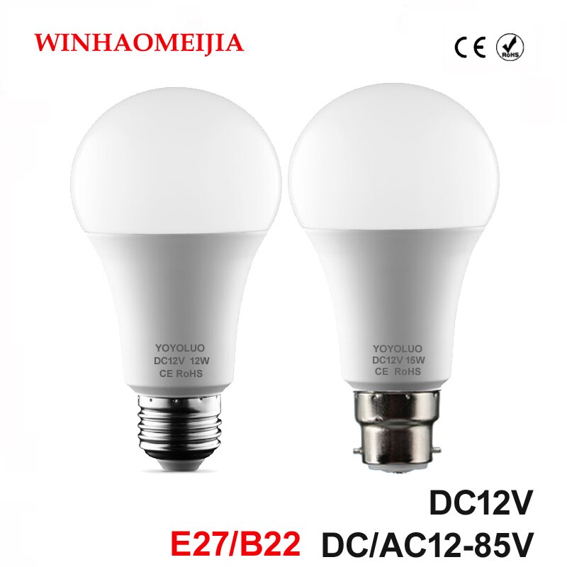 E27  ¾翭 LED , ͸ DC 12 V, 3W, 6W, ..